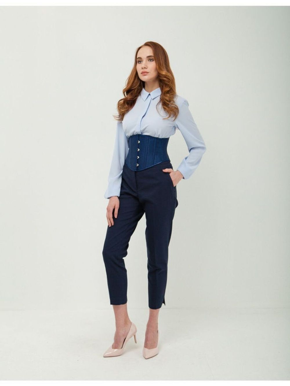 Шелковый аксессуарный корсет