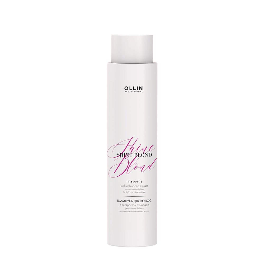 Шампунь с экстрактом эхинацеи / Ollin Shine Blond 300 мл