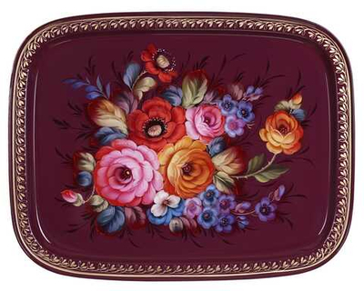 Zhostovo metal tray A19D18052688
