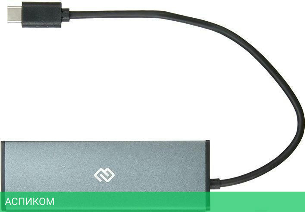 USB-хаб Digma HUB-4U3.0-UC-G