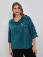 Блузка нарядная с пайетками