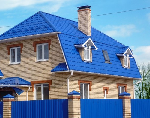 Металлочерепица МП Ламонтера(ПЭ-01-5005-0,45-2м)