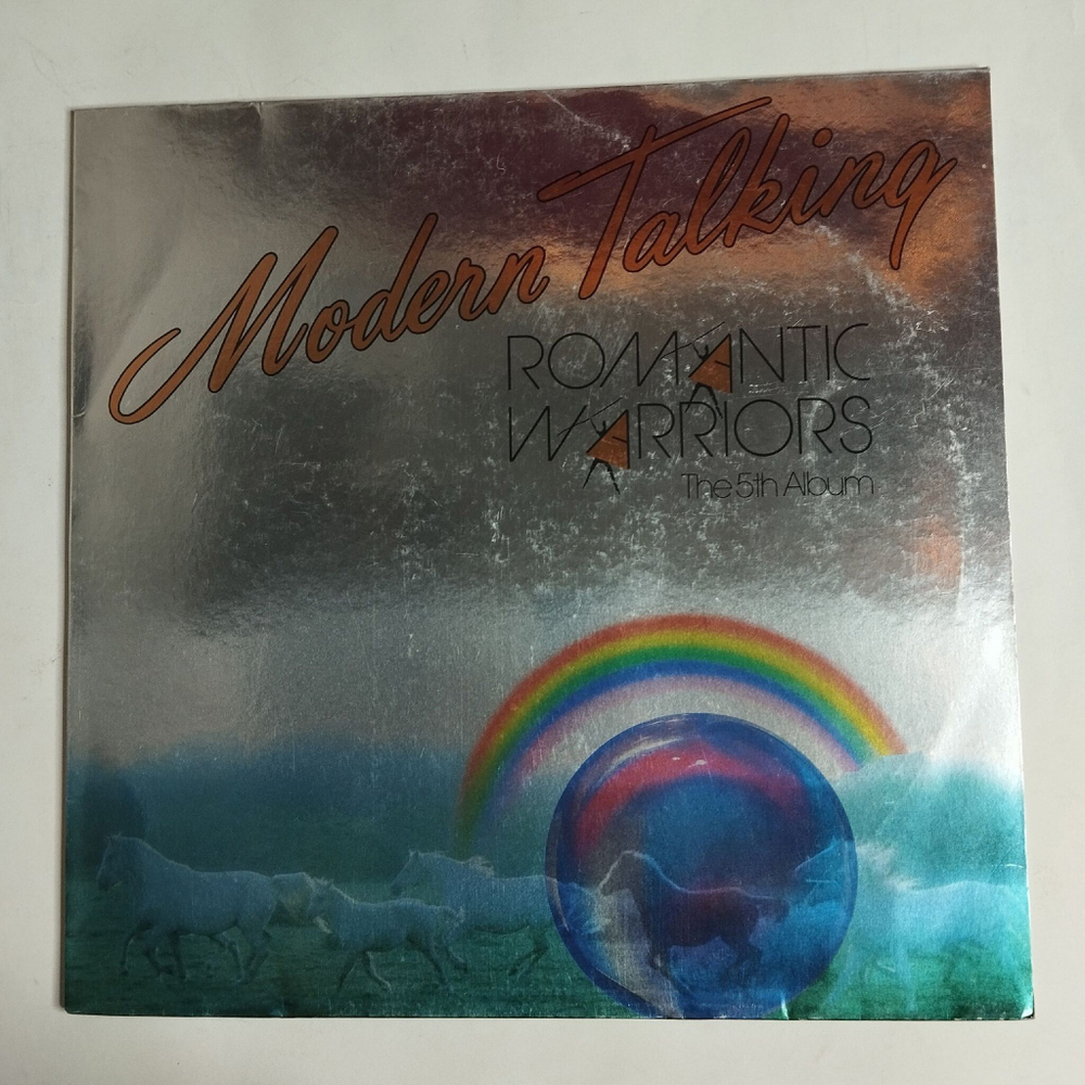 Винтажная виниловая пластинка LP Modern Talking Romantic Warriors The 5th Album (Germany 1987)