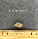 Замки (Китай) магнитный с микроцирконами 0652
