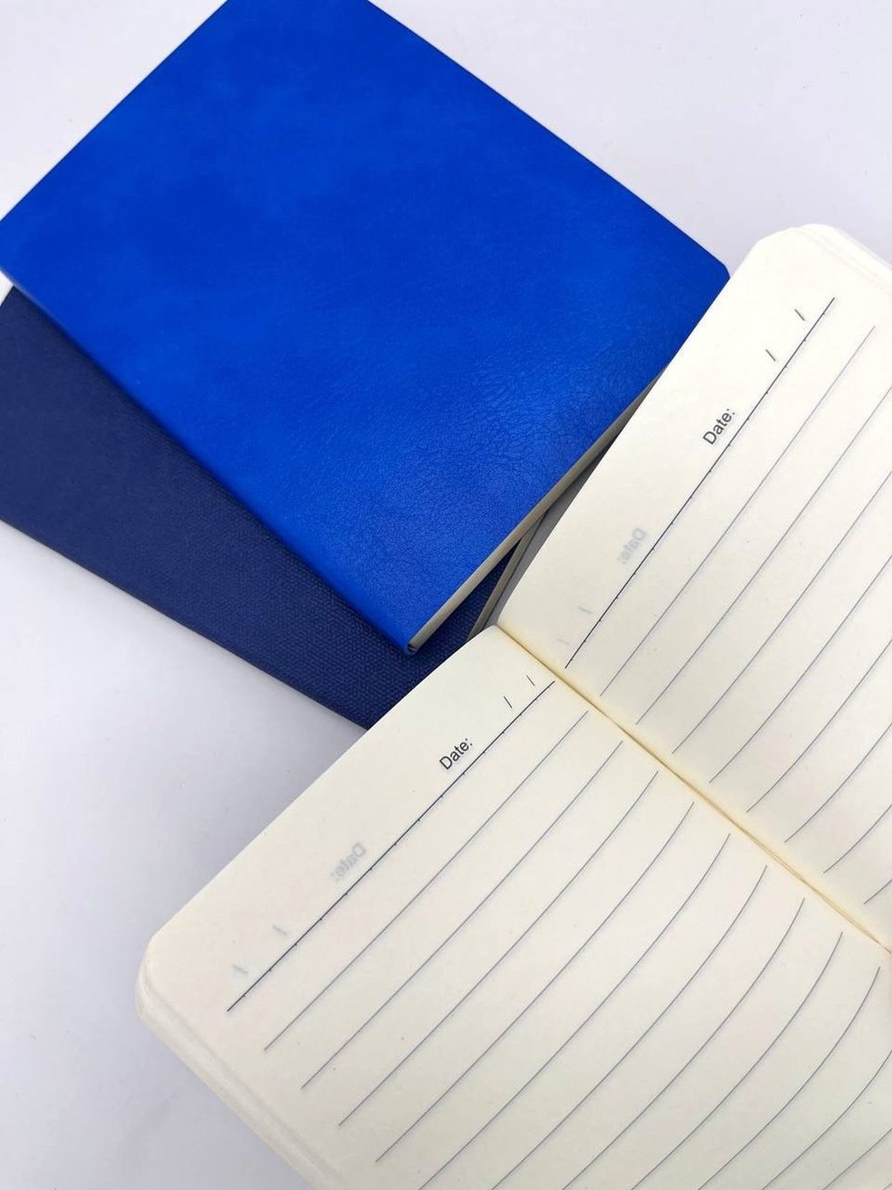 Набор 3 блокнота 88л (138*102мм) лин. графит, ярко синий, т.синий (5447-12)