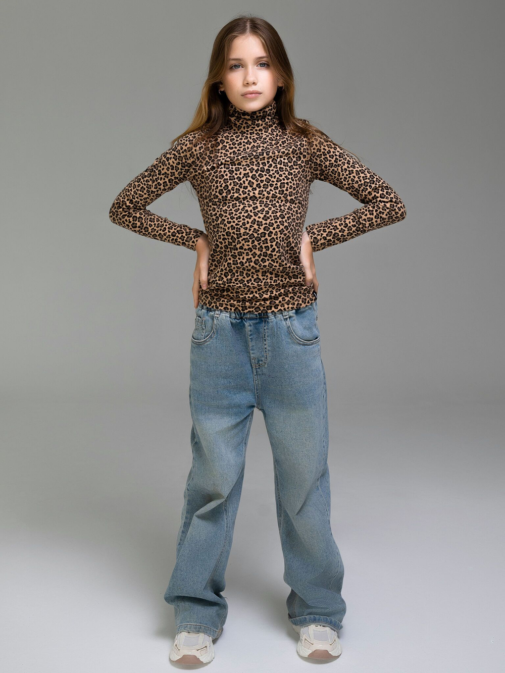 Водолазка/Леопардовый/LRTT-254/00-0030741/140