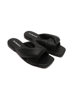 Шлепанцы кожаные pauline ciabatta Pinko - черный(100676 A0N9)