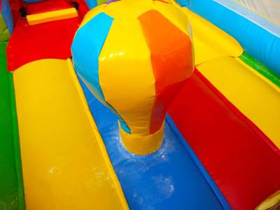 Коммерческий надувной батут «Звериная команда», 8*4*5 м