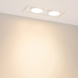 Светильник MS-VORTEX-BUILT-S250x140-2x30W Warm3000 (WH-WH, 50 deg, 230V) (Arlight, IP20 Металл, 5 лет) 042369