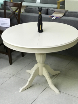 Стол обеденный Эдельвейс К 1000 (дуб/тон Венге)