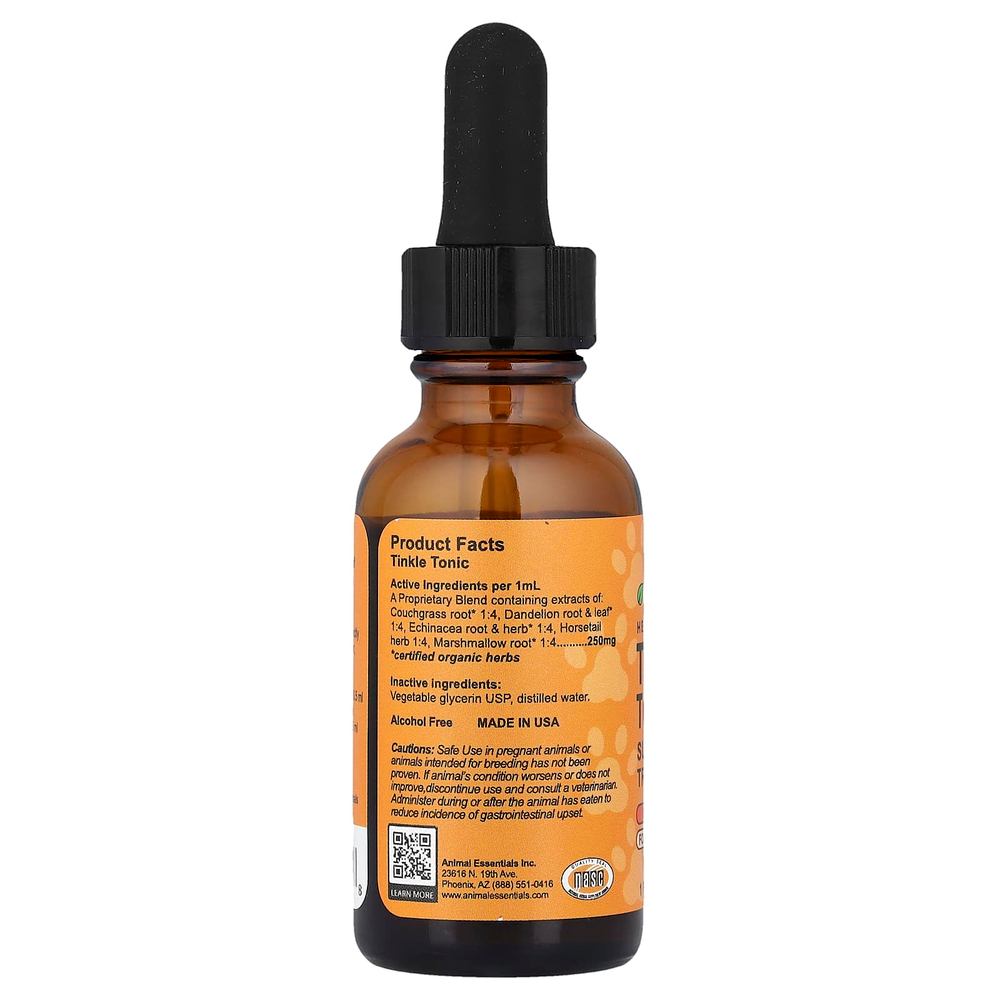 Animal Essentials, Tinkle, тоник, для собак и кошек, 30 мл (1 жидк. унция)