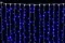 Светодиодный занавес с мерцающим диодом 2*3 м., 420 синих LED ламп, белый провод, Winner Light (b.03.6W.420+)