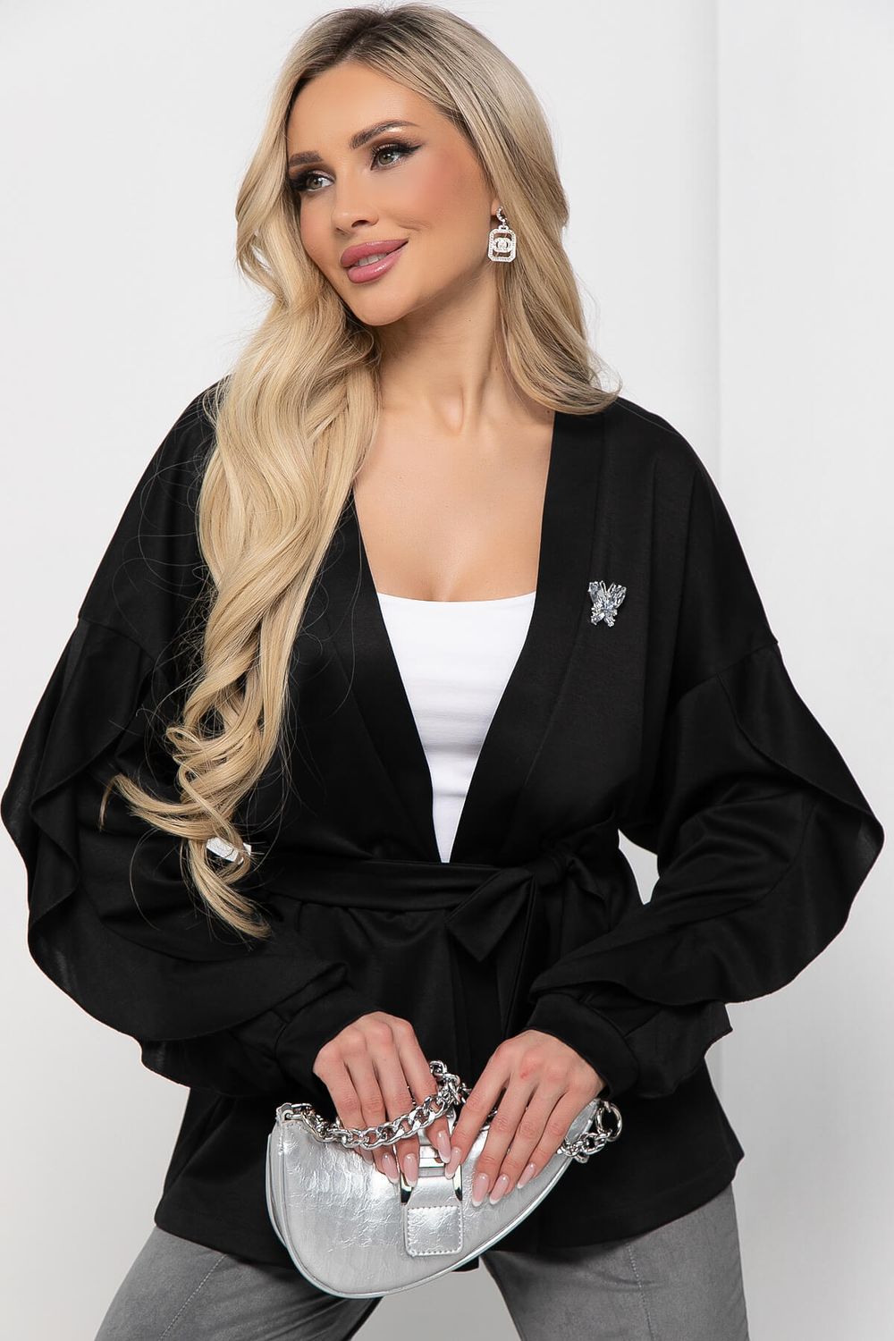 Жакет Баттерфляй (черный) Б8029 LT Collection