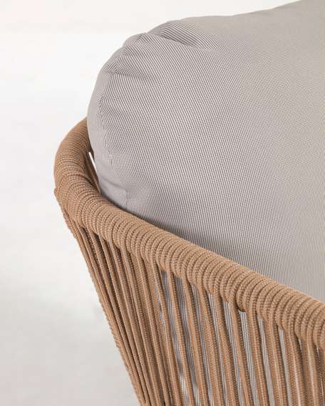 Уличное кресло Catalina, бежевый корд, массив акации