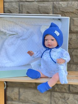 Кукла Реборн Nines 40см мягконабивная (N0233)