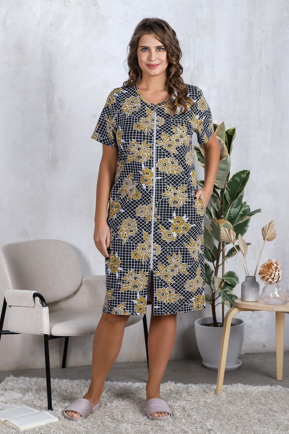 Халат Амели-3 Виотекс ГОРЧИЧНЫЙ