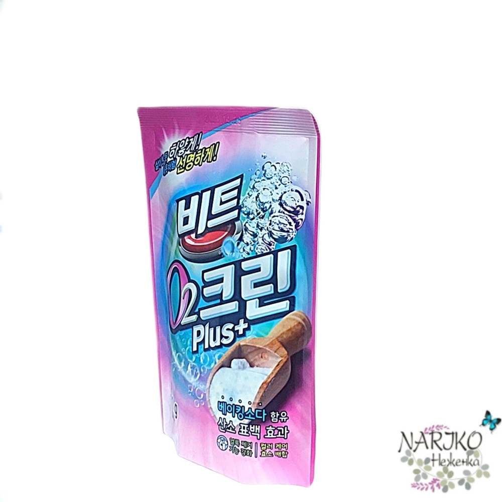 Кислородный отбеливатель Lion O2 Clean Plus порошковый, мягкая упаковка 150 гр.