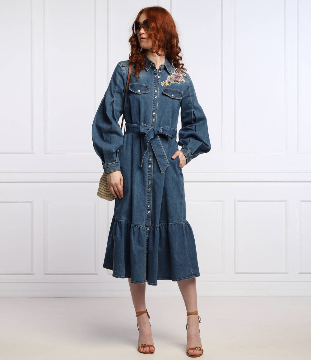 платье Twinset Actitude - голубой(221AT234C)