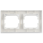 BRITE Рамка 2-местная IP44 РУ-2-БрАБ-44 арктический белый IEK