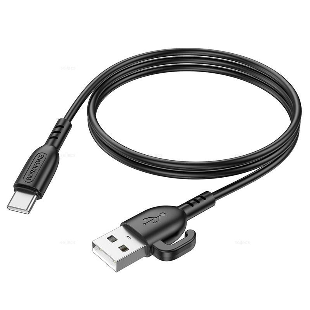 Кабель USB - TypeC BOROFONE BX91 (черный) 1м