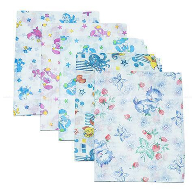 Пеленка-уголок 80*80см, ситец голуб. (Анастасия)