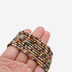 Алашаньский агат натуральный, куб 2,7мм, микроогранка