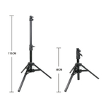 KUPO 161MB Slider Stand, black. Стальная стойка (58 - 115 см ↓36 кг)