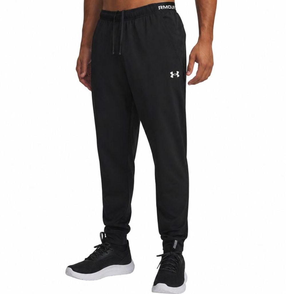 Мужские теннисные штаны Under Armour Vanish Training - black/white