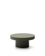 Aiguablava Журнальный столик зеленый цементный Ø66 см