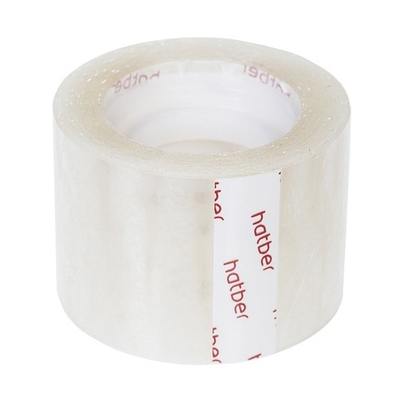 Скотч канцелярский Hatber Express, 38 мм х 33 м, отрывается руками, прозрачный, 1 шт