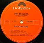 Pat Travers- Radio Active (Скандинавия 1981г.)