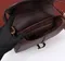 Сумка Dior Saddle с ремнем бордовый