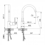 IDDIS Cuba Смеситель для кухни CU4SBJ0i05