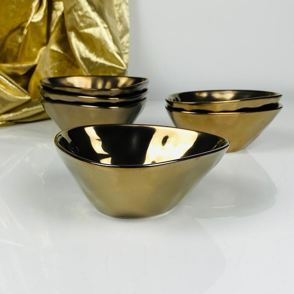 Lenardi 232-009 Набор из 6 салатников 14см ВИНТАЖ в под.уп.(х8)Фарфор