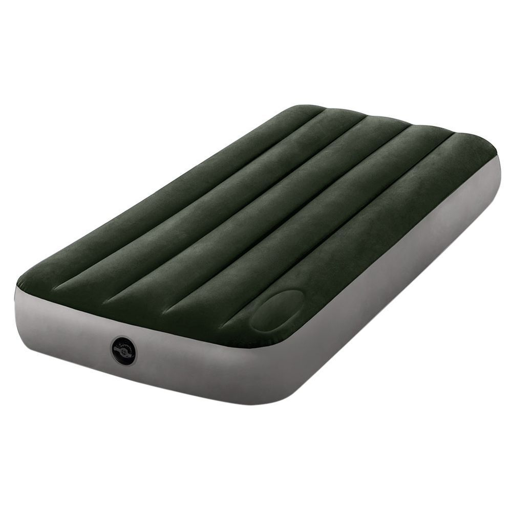 Матрас надувной Intex, 191х76х25 см, 64760, нас встроен, ножн, 136 кг