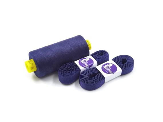 061 Резинка отделочная 9 мм Греция, темно-синий 061