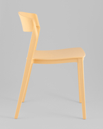 Стул Moris пластик бледно-желтый