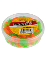 Твистер несъедобный Helios Credo Double Tail 2,95"/7,5 см Pepper Red 100шт. (HS-12-030-N)