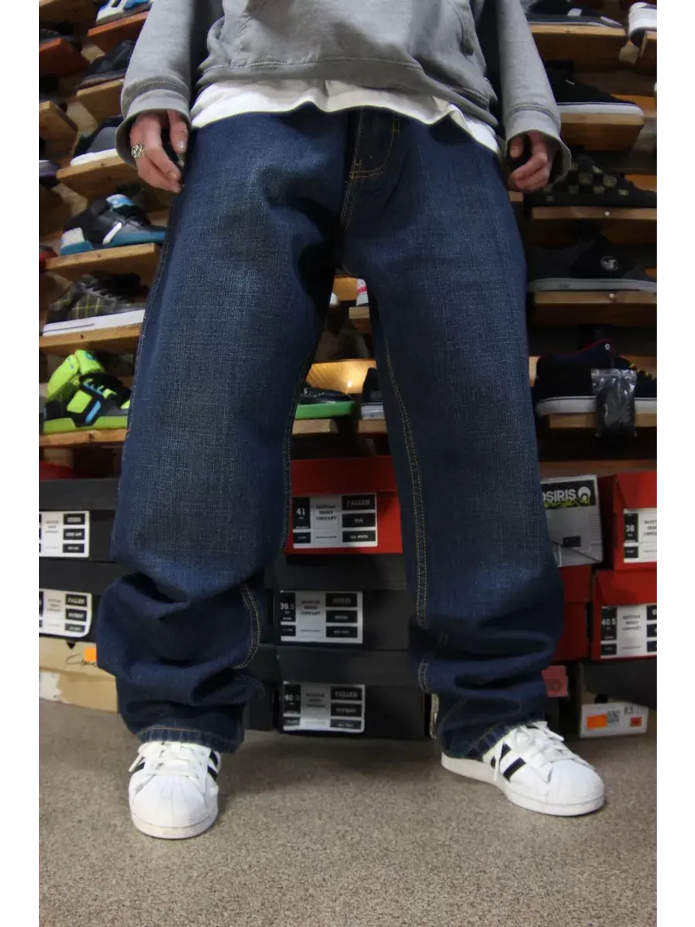 Джинсы прямые широкие трубы от Savitar Shoes Company