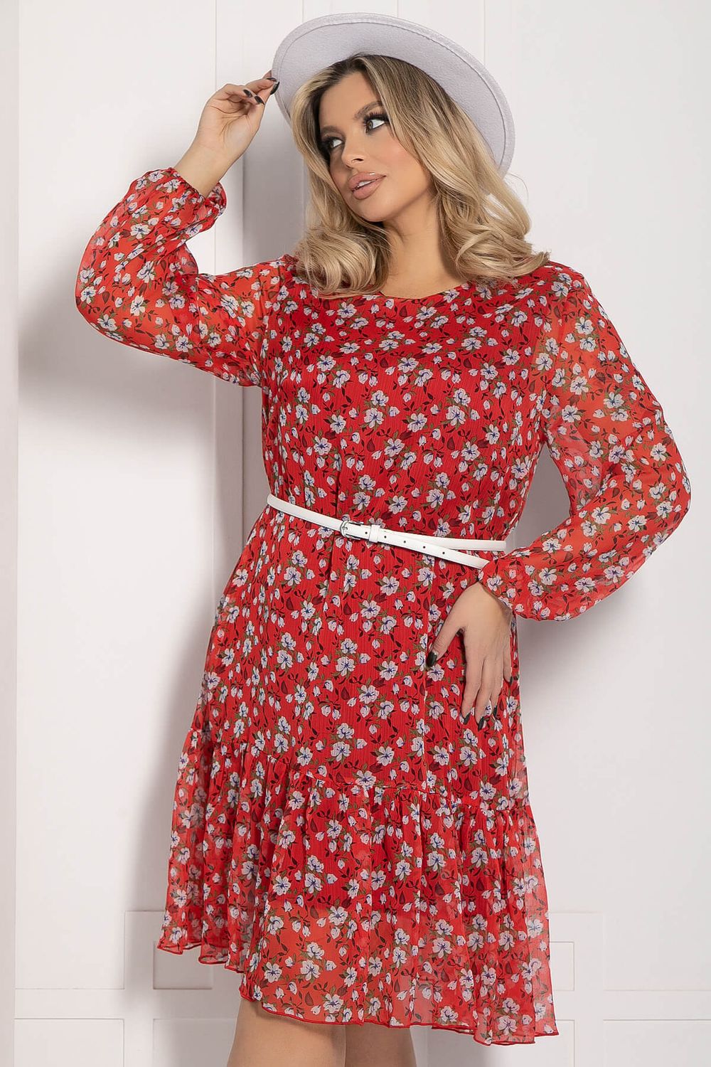 Платье Солнечный свет (красное) П12691-13 LT Collection