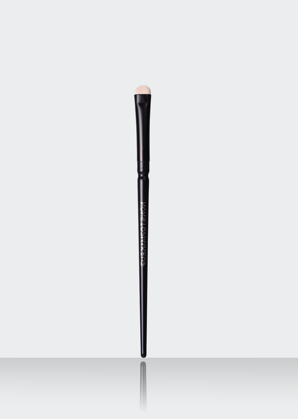 NONSTOPMAKEUP BS09 Smooth Shade Pencil Brush, Кисть для растушевки карандаша и теней. Премиум синтетика, черная, 1 шт.