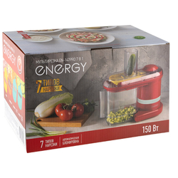Мультирезка Energy EN-147Pro 7 в 1, цвет красный.