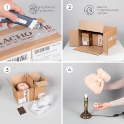 Настольная лампа Корса Айвори Мадлен Жемчуг