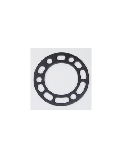 Проставка колесная пластина 6х139.7 / 5х139.7 - h-6,5 мм (1шт) черная , алюминий