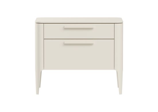 Тумба прикроватная Type 2 ящика ширина 60 см (молочный)