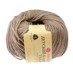 Пряжа Детский каприз, Пехорка, 50%меринос.50%фибра 5х50г/125м (274-Серобежевый)