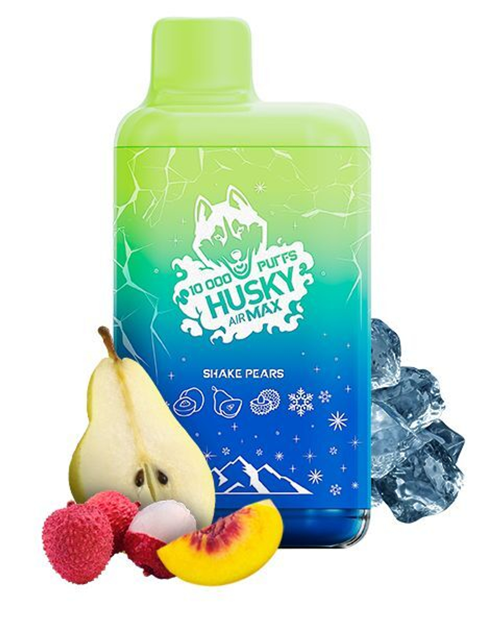 Husky Airmax Shake pears - персик-личи-груша-лёд 10000 купить в Москве с доставкой по России
