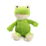 75022 Игрушка для собак Лягушка с пищалкой 9см, серия PLUSH FRIENDZ