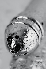 Анальный душ с тремя насадками серебряный 18 см