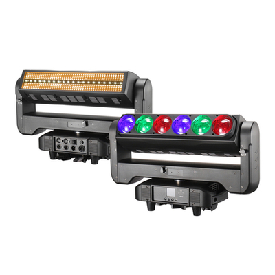Голова полного вращения 6x60W Double Face Strobe & Wash Moving Head